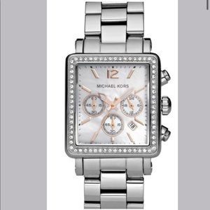 Michael Kors Rectangular Chronograph Bracelet